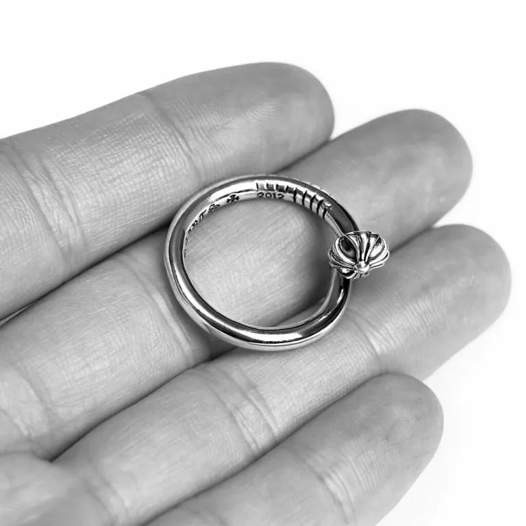 Chrome Hearts Nail Ring ¡§C Crossball 56