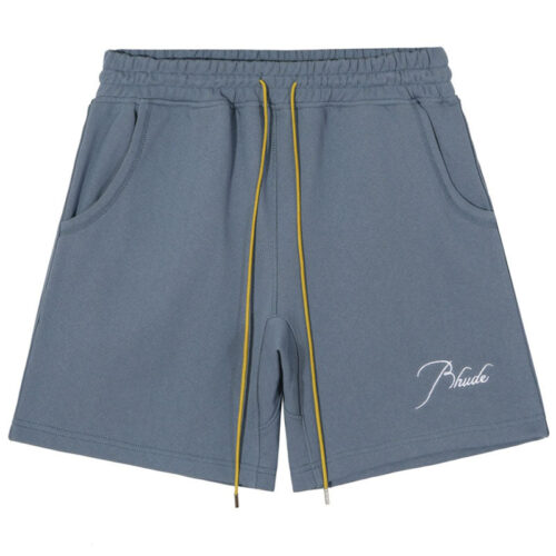 13328623651363443 RHUDE Summer embroidery vintage drawstring Shorts