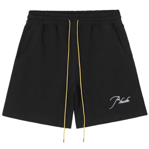 13328623671049935 RHUDE Summer embroidery vintage drawstring Shorts