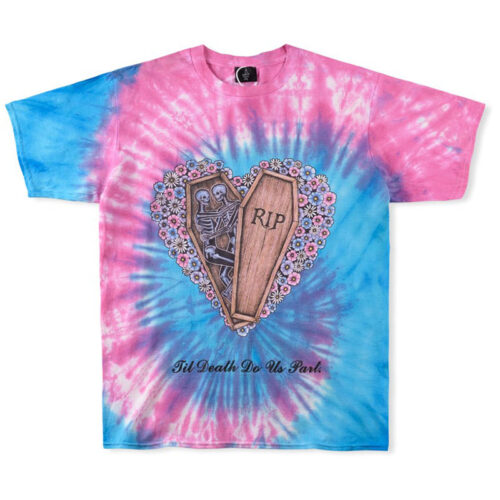 13330166576916846 Travis Scott Swirl Skull Tie-Dye T-Shirt