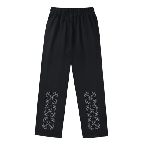 13374438517350299 Off White Arrow Printed Trousers Straight Loose Casual Pants #1070