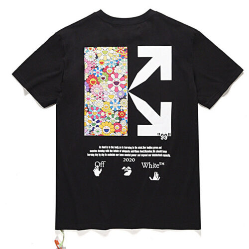 17402395472_655898661 OFF WHITE Flower T-Shirt