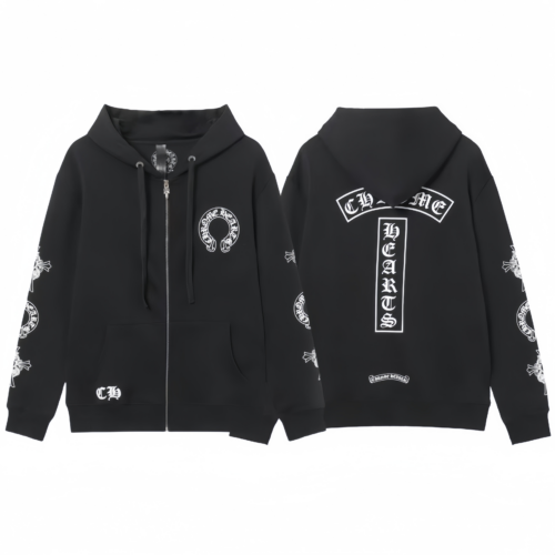 1_5b93562c-f131-4c2c-9114-ba3d612e5b5d Chrome Hearts New Zip Up Hoodie -851