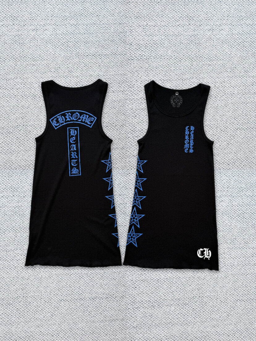 Chrome Hearts Black Tank Top T-shirt