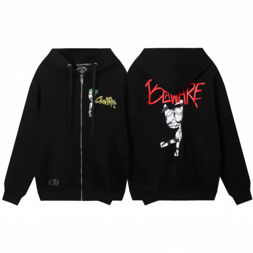 1_979f5c3b-034b-42e6-b0ee-b550b90507a6 Chrome Hearts New Zip Up Hoodie -804