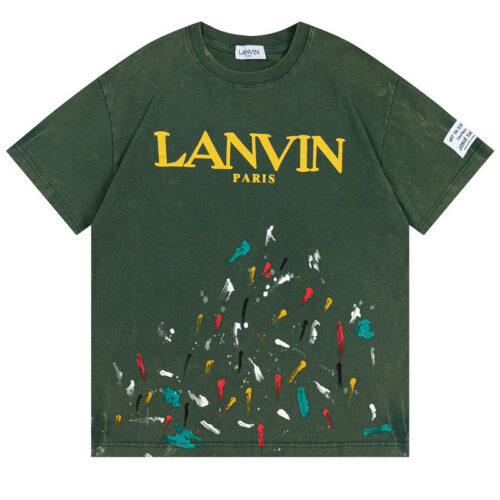 20230522201241 Gallery Dept X LANVIN Hand drawn doodle splash ink letters TEE