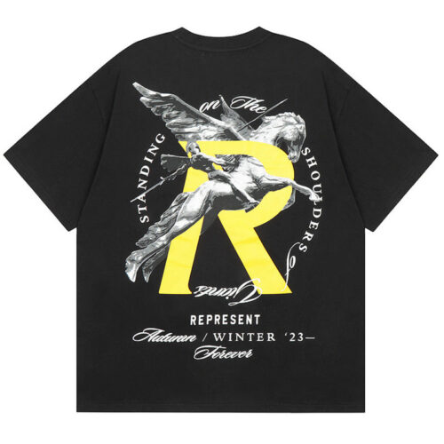 20231210_014531_014 REPRESENT Giants Cotton-Jersey T-Shirt