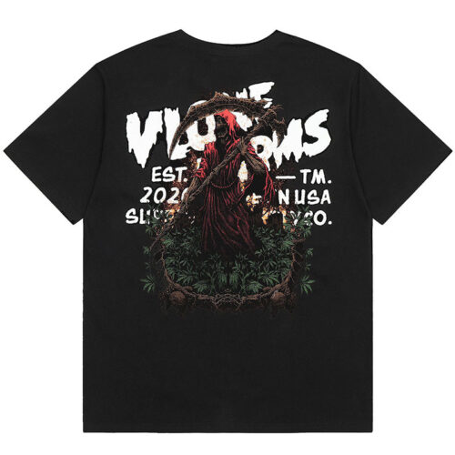 20240127_032138_055 VLONE PSkeleton devil big V print T-Shirts