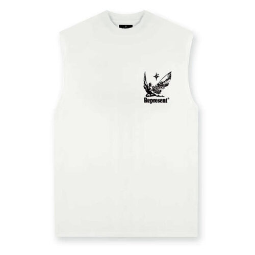 20240720_191604_046 REPRESENT CDouble Flying Man logo letter slogan logo waistcoat T-Shirt