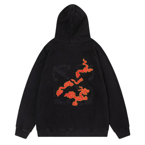 20241112_021204_190 Off White Logo Drawstring Hoodie