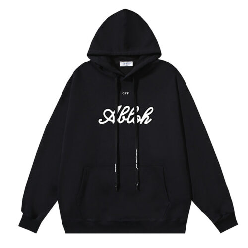 20241113_003703_275 Off White Logo Drawstring Hoodie
