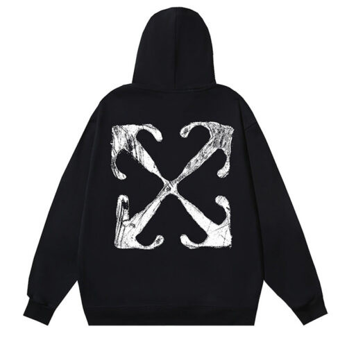 20241113_003938_383 Off White Logo Drawstring Hoodie