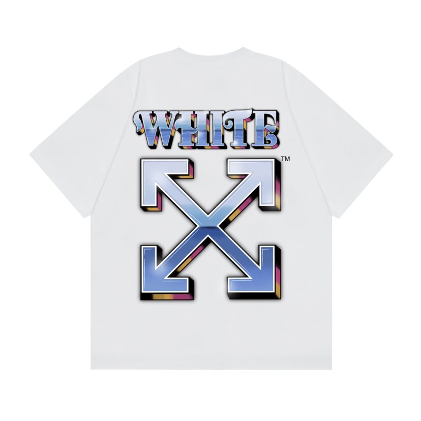 OFF WHITE Alphabet Arrow Pattern T-Shirts