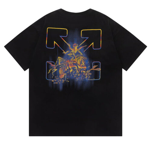 OFF-WHITE Cotton Cherub Print T-Shirts