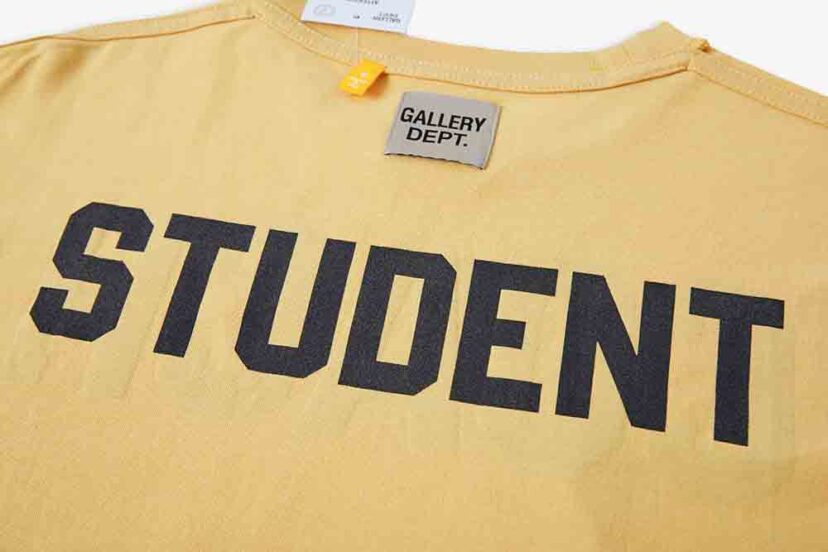 GALLERY DEPT. Reversible Crop T-Shirt Student Coach