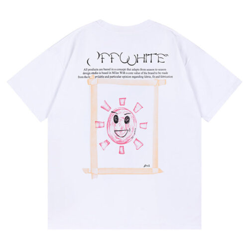 20250613_231530_255 OFF WHITE Sun Moon Skate T-shirt