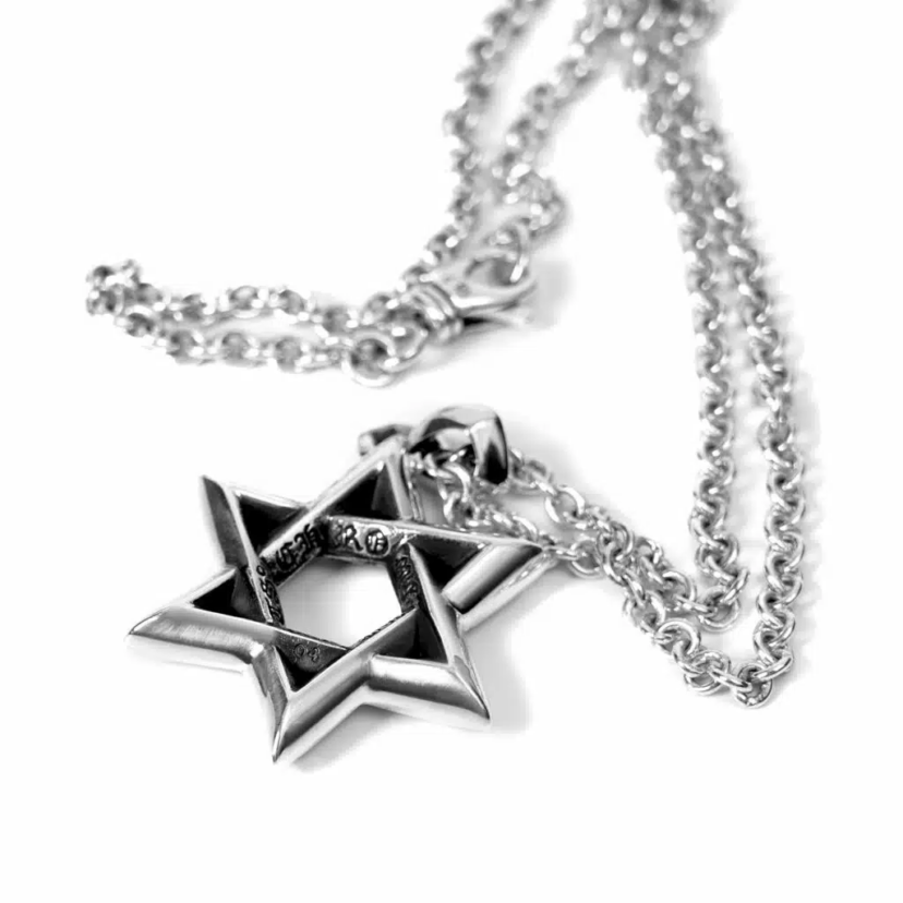 Chrome Hearts Large Star Of David Pendant neacklace