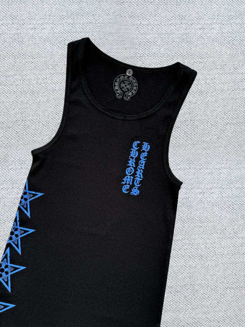 Chrome Hearts Black Tank Top T-shirt