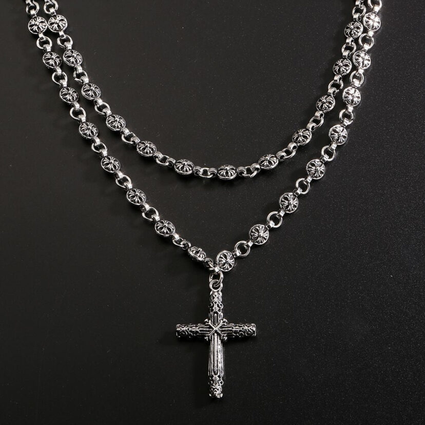 Chrome Hearts necklace Gothic dark pendant