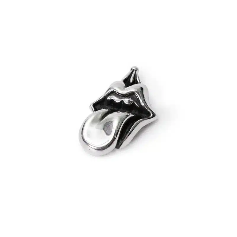 Chrome Hearts ROLLING STONES LIP & TONGUE PENDANT NECKLACE