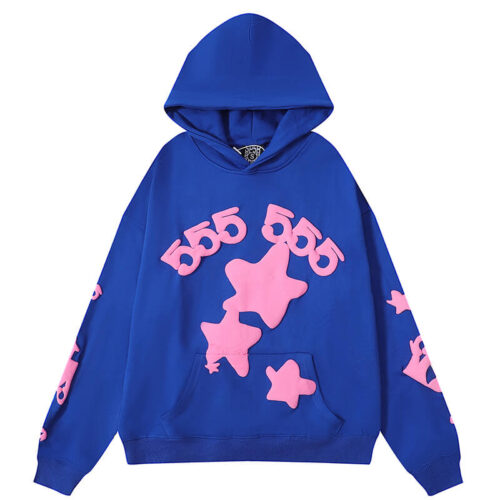 3538f4ff Sp5der Beluga Hoodie Blue #8213