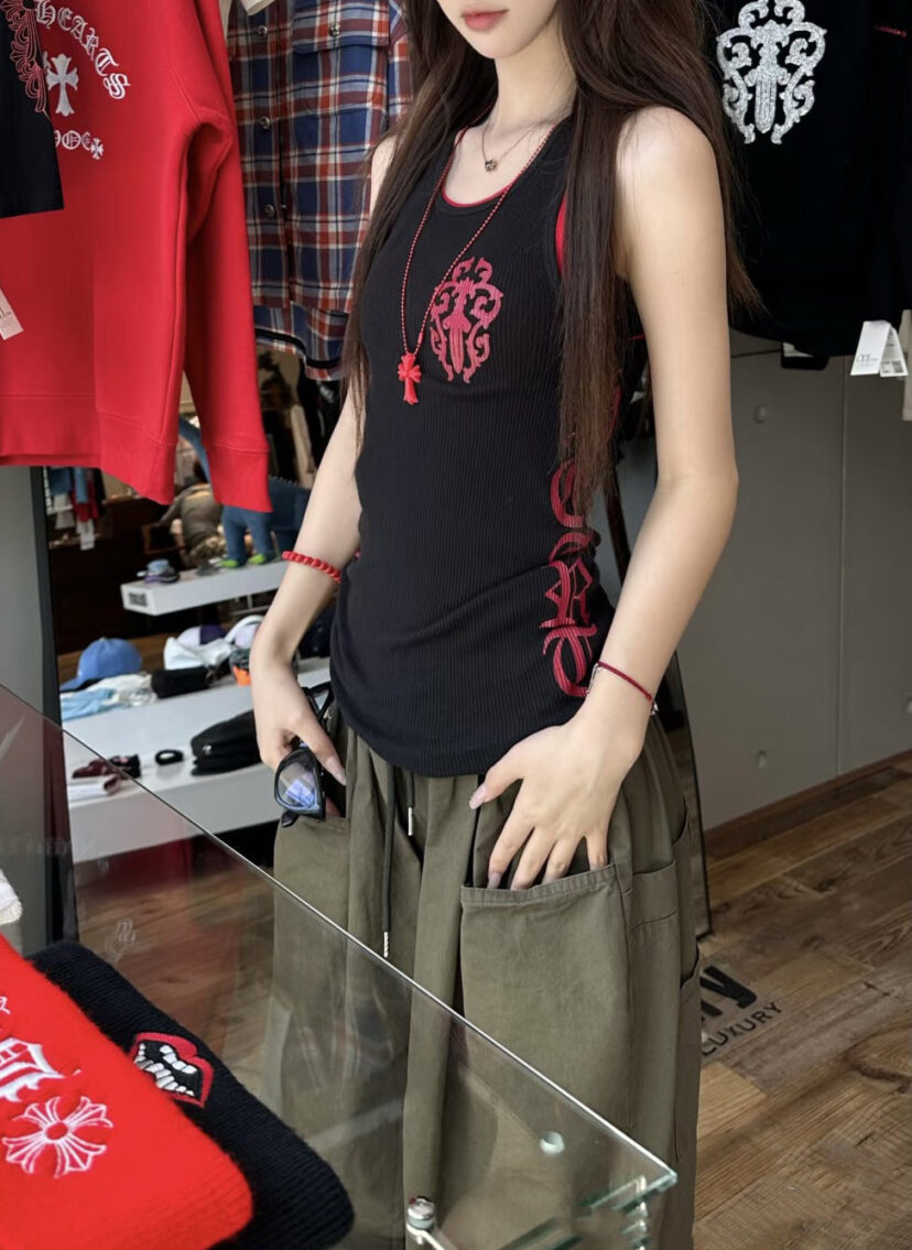 Chrome Hearts Black Tank Top T-shirt 2026