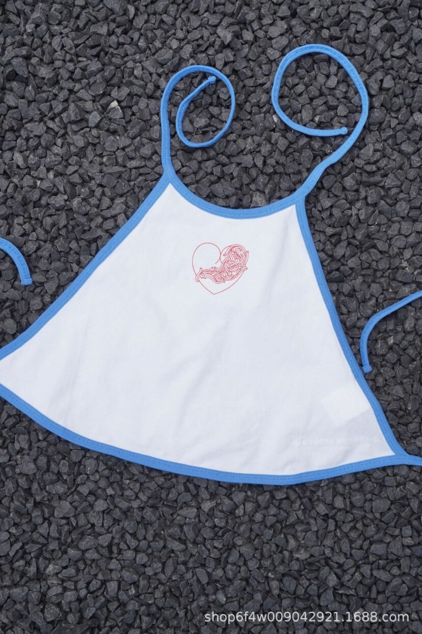 Chrome Hearts Sanskrit Vine Hanging Neck Small Belly Top for Women