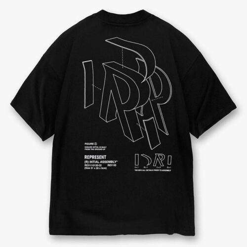 4a7c2a17 REPRESENT NITIAL ASSEMBLY OUTLINE T-SHIRT