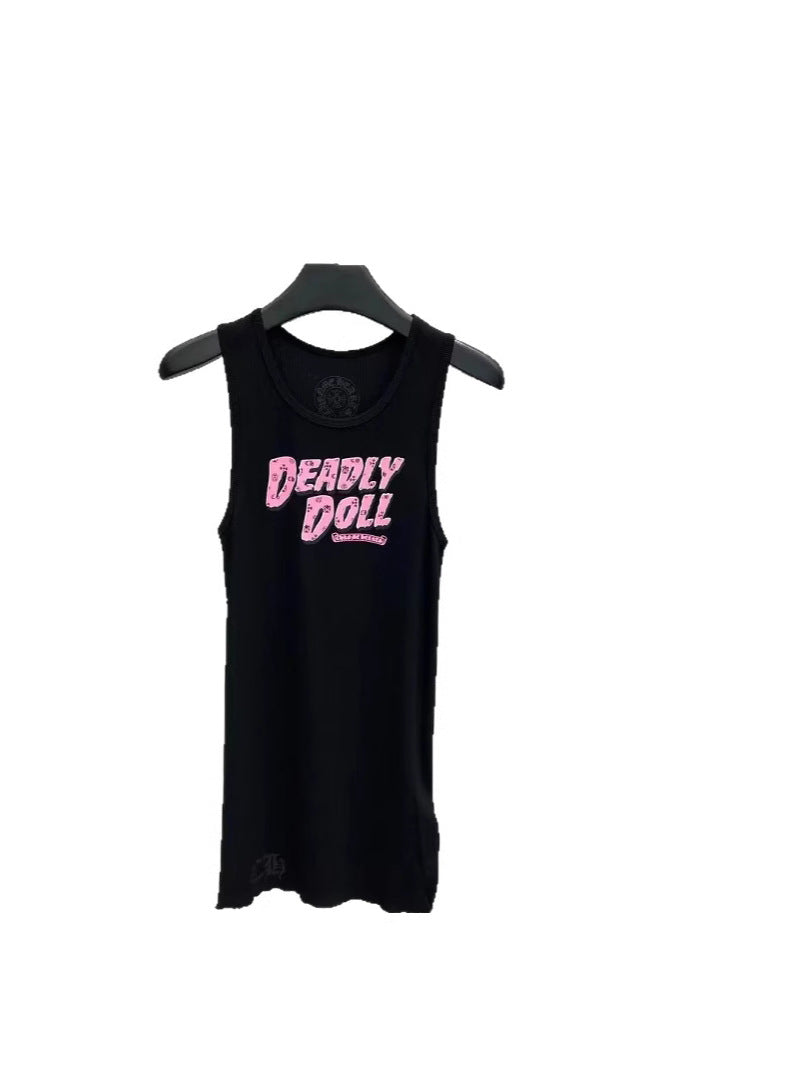 Chrome Hearts Deadly Doll Rib Tank Top