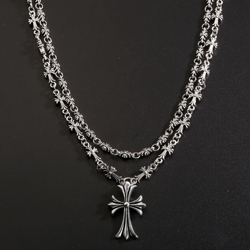 Chrome Hearts necklace Gothic dark pendant