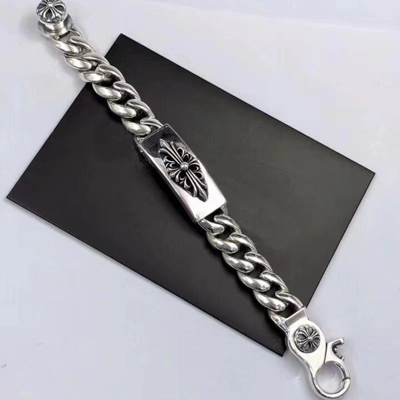 Chrome Hearts Dagger Bracelet Cross ID Bracelet
