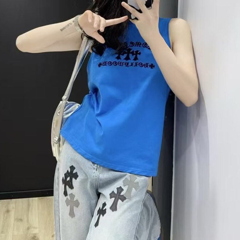 Chrome Hearts short Vest T-shirt for women