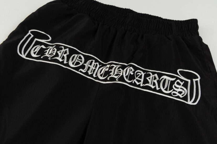 New CH Chrome Hearts Style Leather Patchwork Casual Unisex Shorts