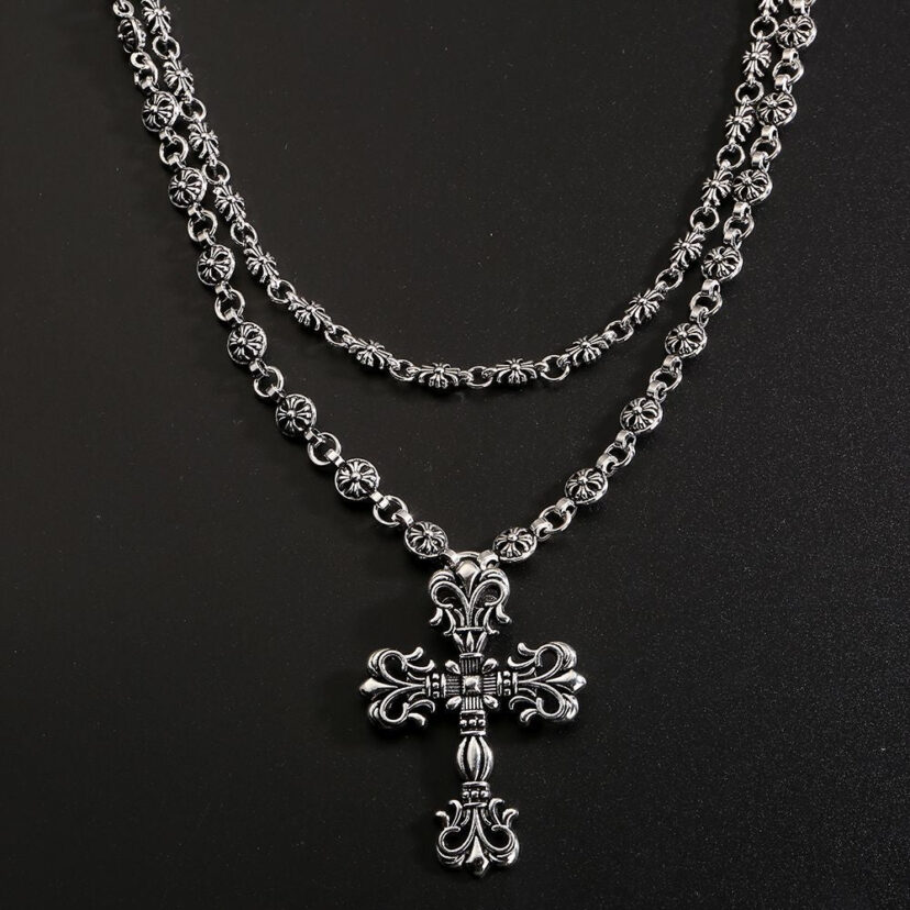 Chrome Hearts necklace Gothic dark pendant