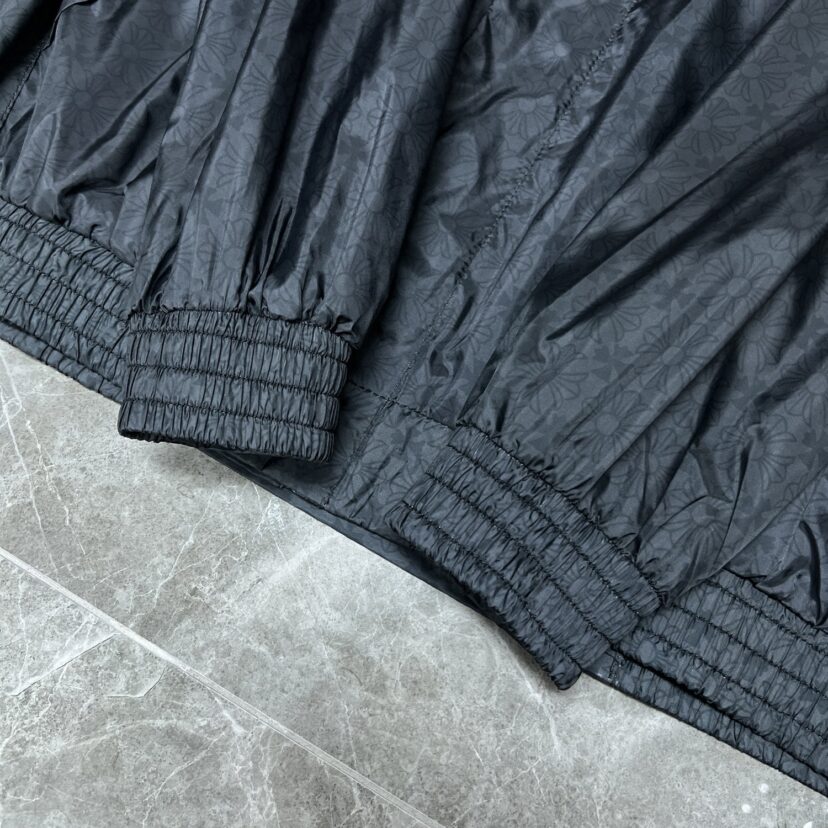 New CH Chrome Hearts Style Cross Logo Windbreaker Jacket