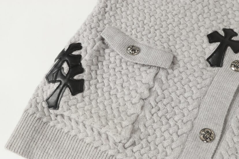 Chrome Hearts New Cardigan Sweater Jacket M904