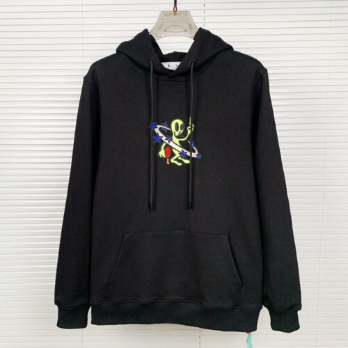 OFF-WHITE Alien pattern arrow Hoodies
