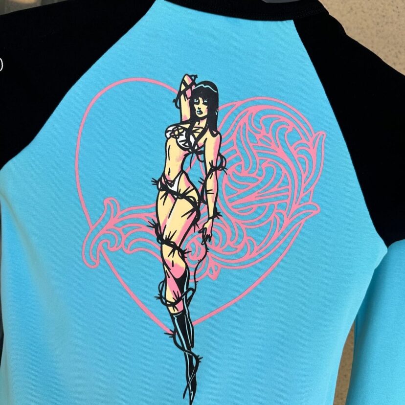 Chrome Hearts deadly doll cartoon goddess print short-sleeved T-shirt