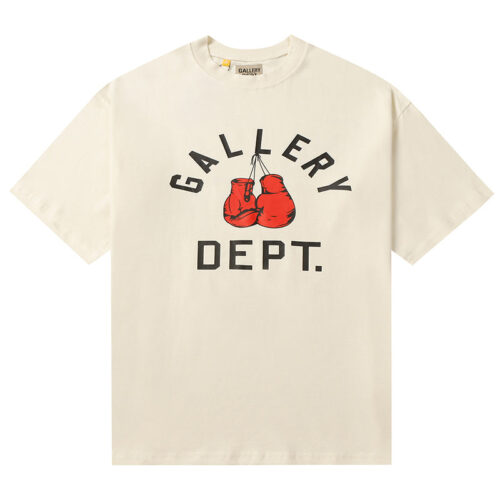 O1CN012lcMTQ1Jvj3aU2ZsI__2209144431091-0-cib Gallery Dept Logo Printed T-Shirt Apricot Loose Fit