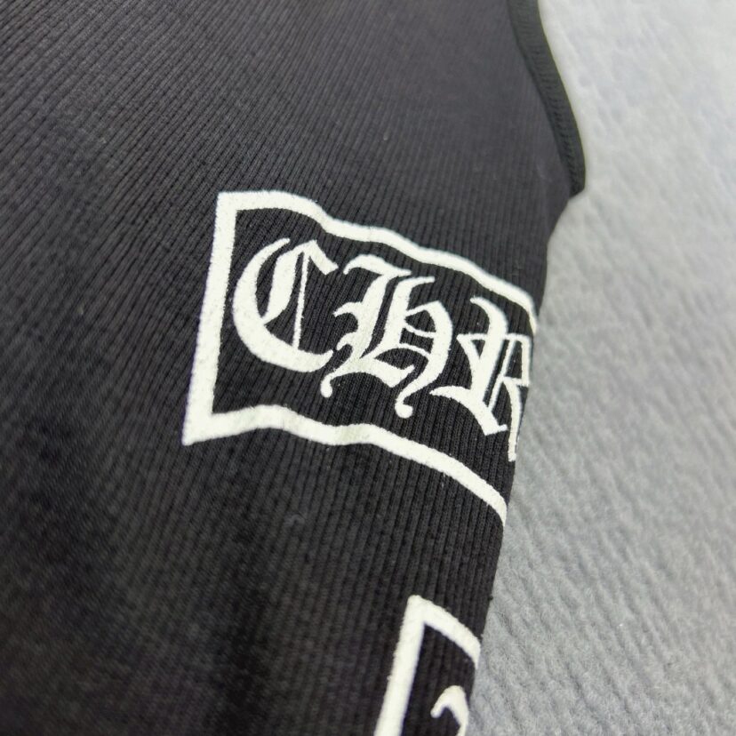 Chrome Hearts T-shaped layered printed vest skirt Tank Tops