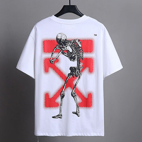 O1CN01AcAlUY1TjUalU7AFL__2208944992418-0-cib OFF-WHITE Skeleton arrow pattern T-shirts