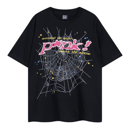 Sp5der Young Thug Punk T-Shirt Black