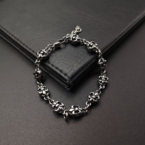 Chrome Hearts anchor flower ball bracelet