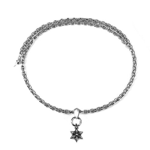 Chrome Hearts necklace six-pointed star couple chain