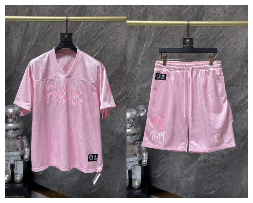 Chrome Hearts flower arm ice hockey suit casual T-shirt suit