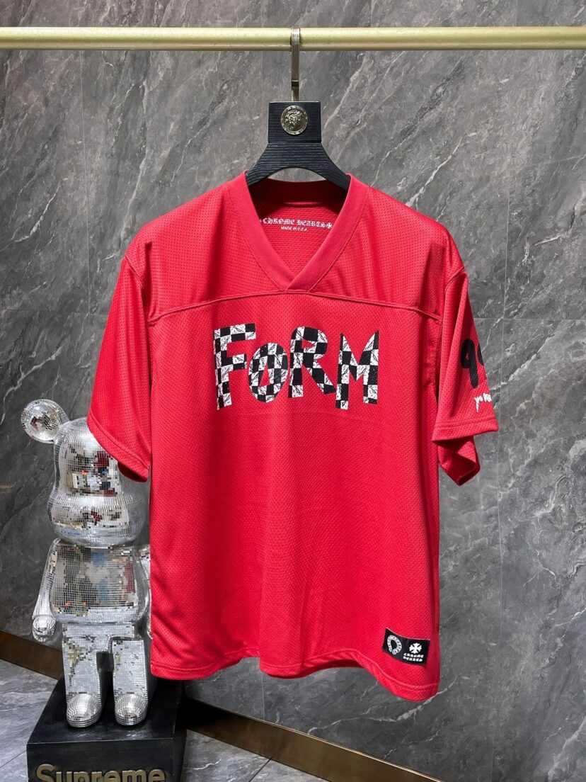 Chrome Hearts flower arm ice hockey suit casual T-shirt suit
