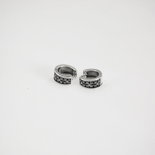 Chrome Hearts retro cross flower high-end earrings