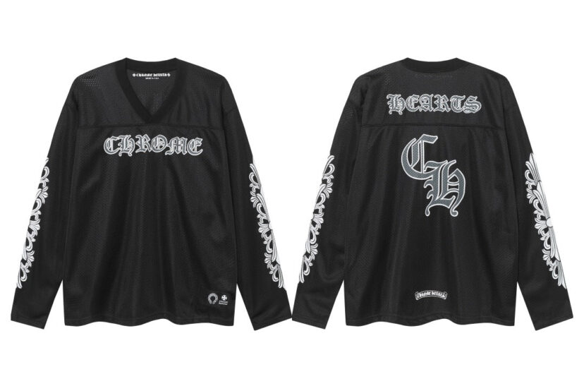 Chrome Hearts flower arm ice hockey suit casual T-shirt suit