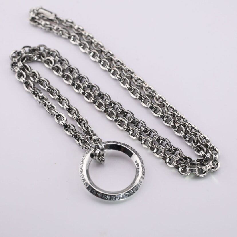 Chrome Hearts fashionable and creative ring pendant necklace