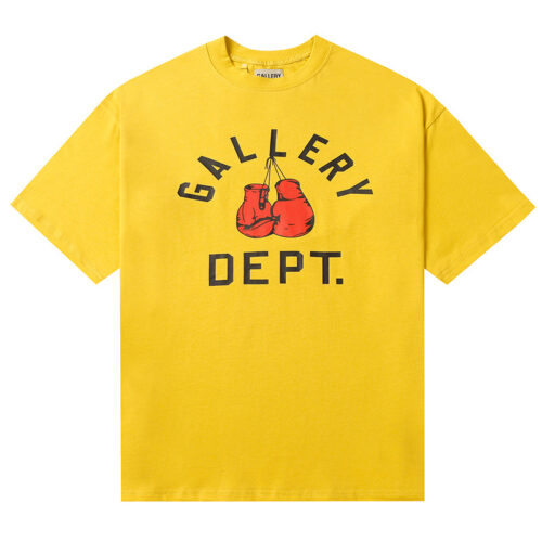 O1CN01NCwrPq1Jvj3XevFXs__2209144431091-0-cib Gallery Dept Logo Printed T-Shirt Yellow Loose Fit